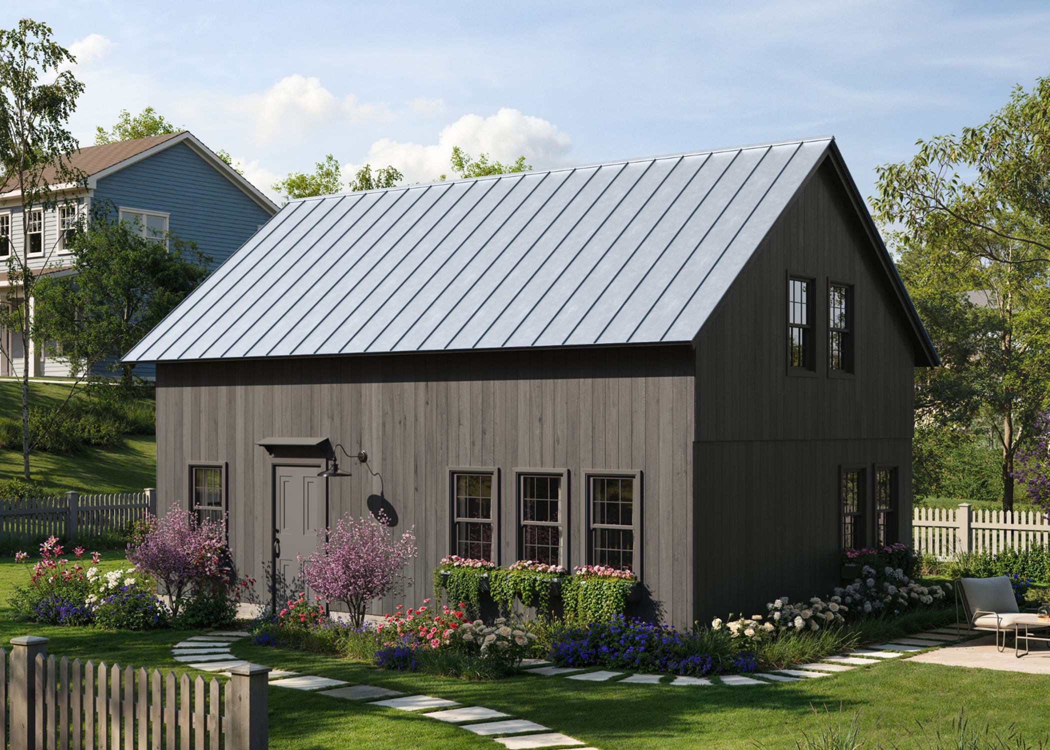 The Baker II ADU — spacious two-story post and beam barn