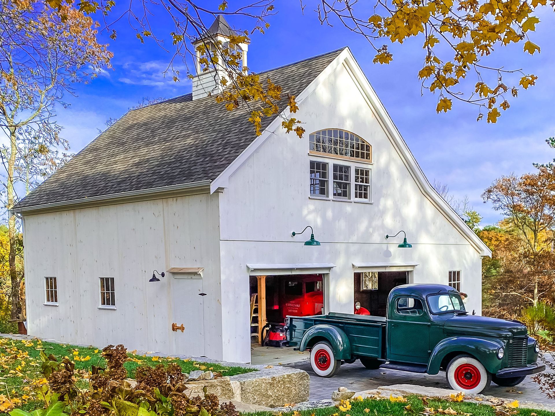Fall Sale Image 3 Red Hemingway Post and Beam Barn by Country Carpenters.