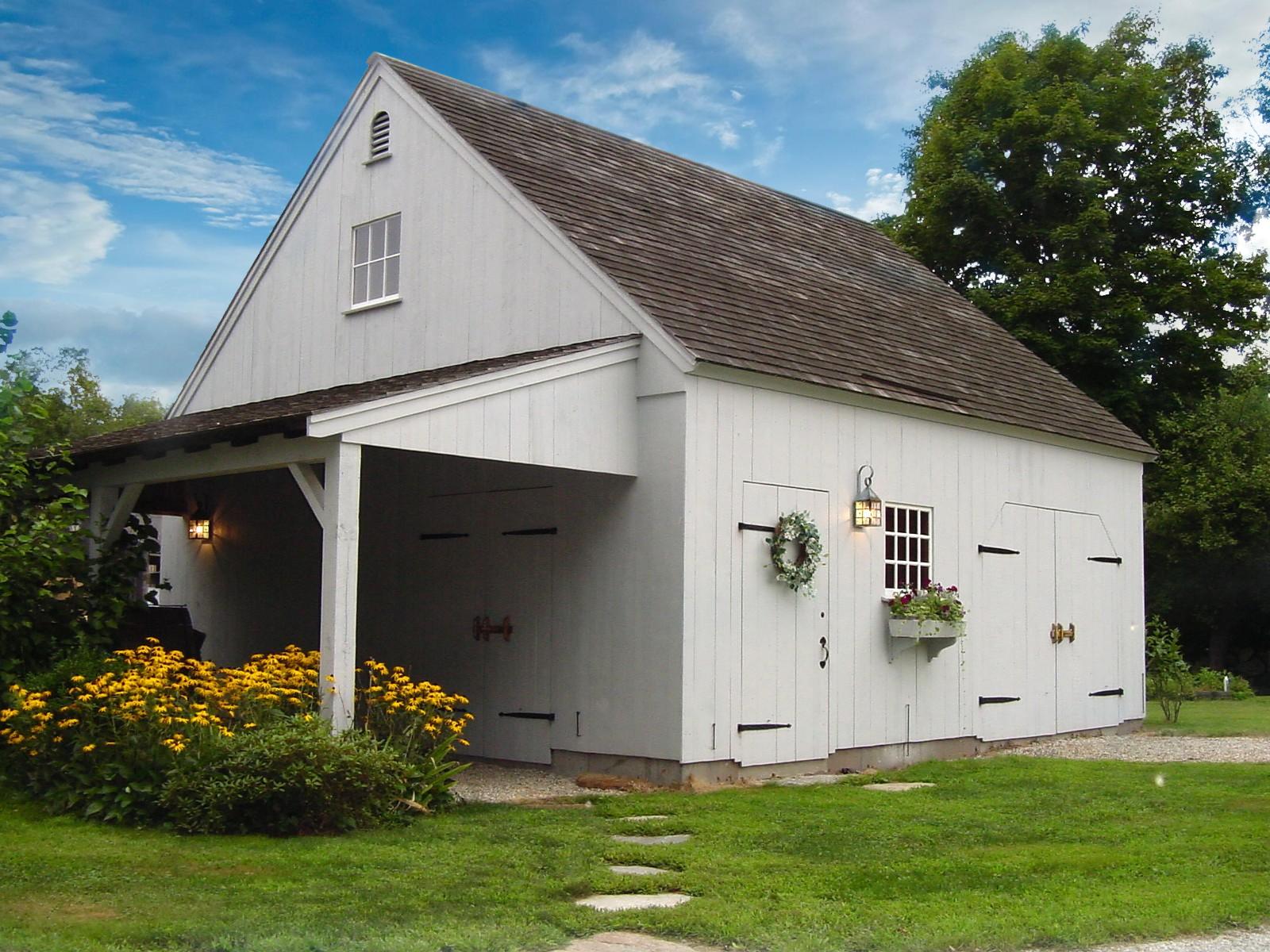 24-x-24-One-Story-Barn-Model The Barrett I | Post & Beam Barns
