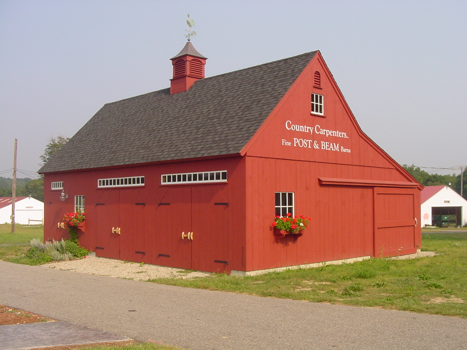 DSC02178 Red Hemingway Post and Beam Barn by Country Carpenters.